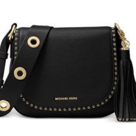 Michael Kors Handbags - NWT-Michael Kors Crossbody purse-black and gold🖤✨ 🖤✔️✨GREAT BUY!!!